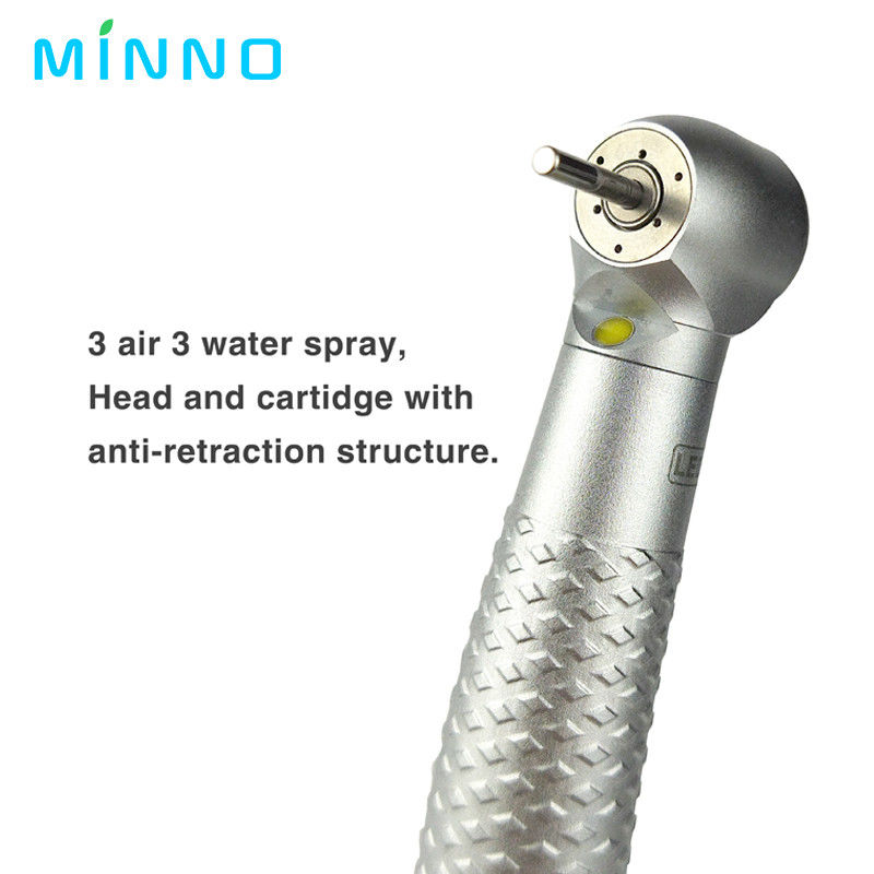 300000rpm Coxo Hochgeschwindigkeitshandstück 4 Löcher LED Zahnhandstück mit 3-Weg-Spray