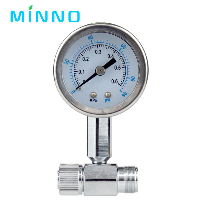 Dentalturbine Manometer für Hoch- und Niedriggeschwindigkeits-Handstück Druckmessgerät Luftdruckprüfung