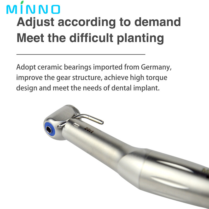 CA-520-2 Chirurgisches Handstück 20/1 Implantat Gegenwinkel Außenwassersprühen Niedriggeschwindigkeitshandstück ohne LED-Farben