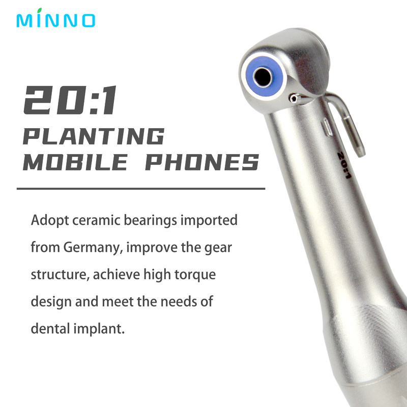 CA-520-2 Chirurgisches Handstück 20/1 Implantat Gegenwinkel Außenwassersprühen Niedriggeschwindigkeitshandstück ohne LED-Farben