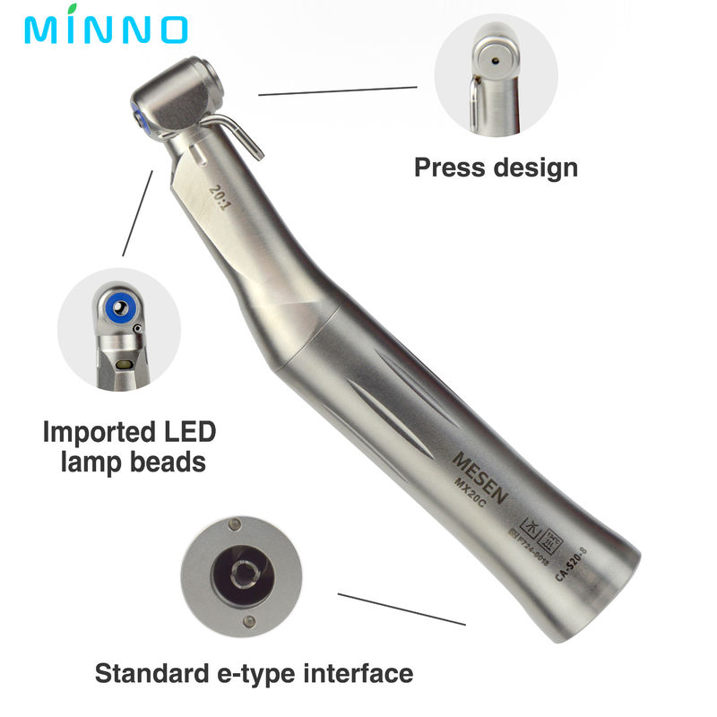 20/1 Implantate Motor Gegenwinkel Außenwasserspray Niedriggeschwindigkeitshandstück ohne LED-Bohrgerät Zahnmedizin