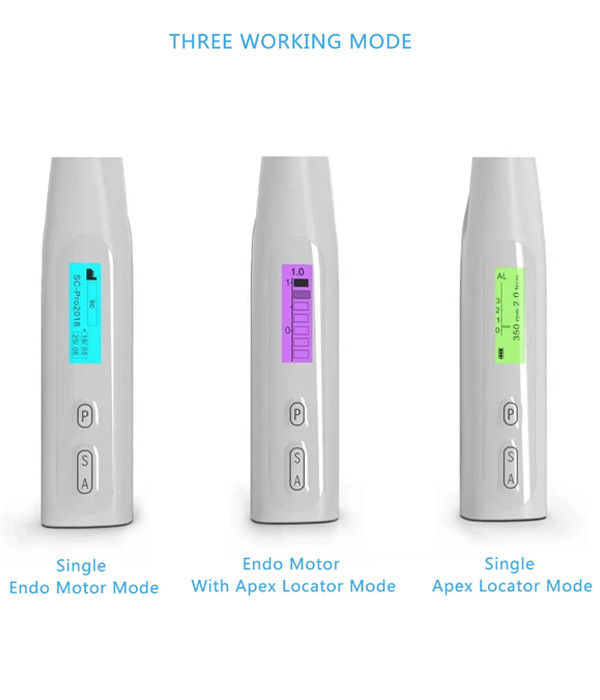 Dental drahtloser Wurzelkanal Endodontik C-Smart Mini AP Endomotor mit Apex-Locator 2 in 1 Niedriggeschwindigkeits-Mikrochirurgie Motor