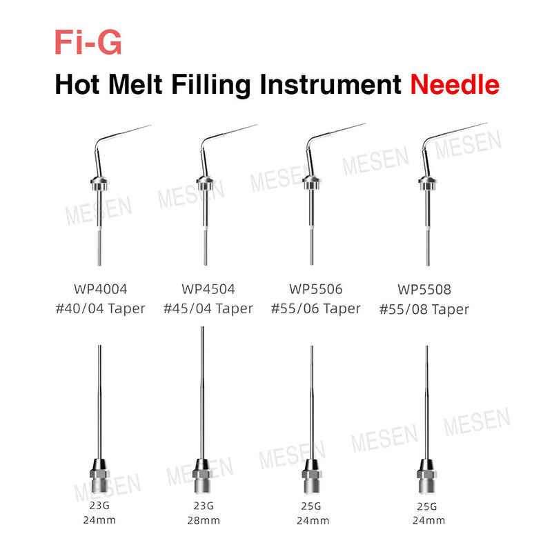 Fi-G Hot Melt Füllgerät Nadel Verhindern Sie gutta-percha Leckage 360 drehbare Nadel 4 Nadeln sind für Optionen